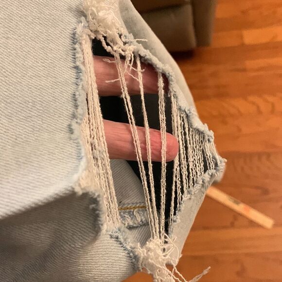 Ladies Levi’s size 29 ribcage super high-rise straight relaxed fit ankle pants - Picture 9 of 12